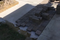 New Patio with Old Pavers.